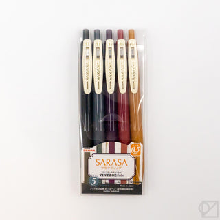 Zebra SARASA Vintage 0.5mm Gel Pen Set